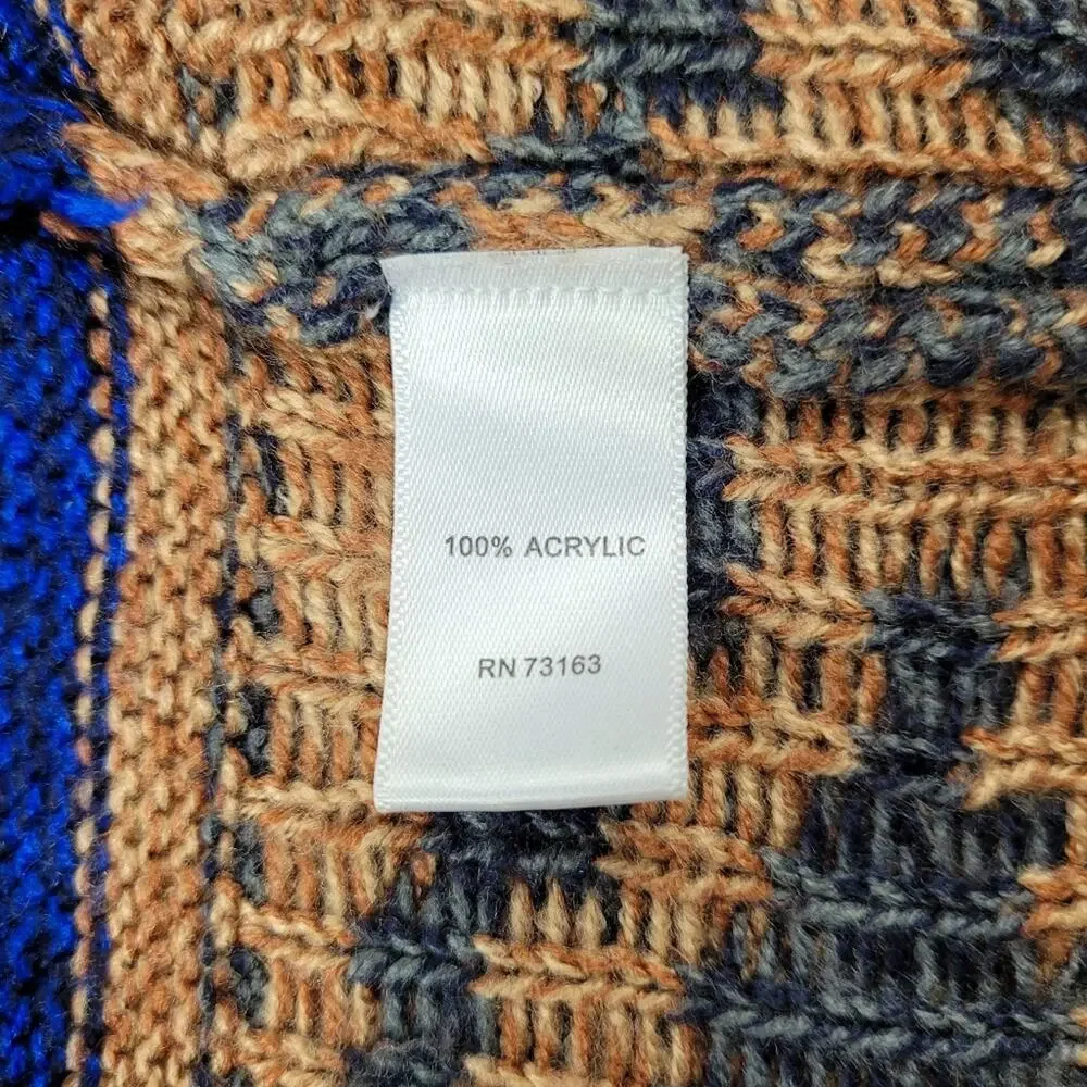 Cable & Gauge Long Southwestern Style Cardigan Sweater size Medium - Picture 12 of 15
